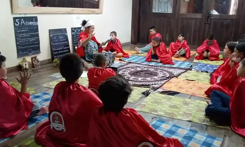 Yoga class